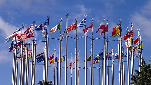 Euro flags